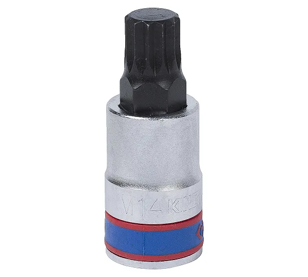 Насадка (бита) торцевая 1/2", Spline, M16, L = 60 мм KING TONY 402616