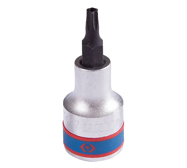 Насадка (бита) торцевая 1/2", Torx, T27, L = 60 мм, с отверстием KING TONY 402727