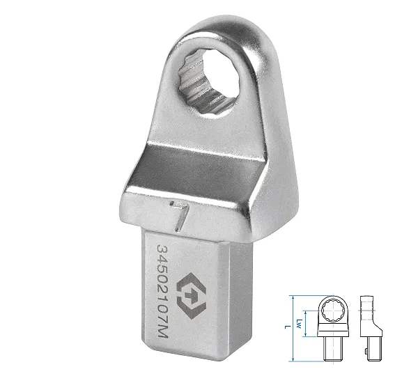 Насадка накидная серии "FIT", 7 мм, 9х12 мм KING TONY 34502107M