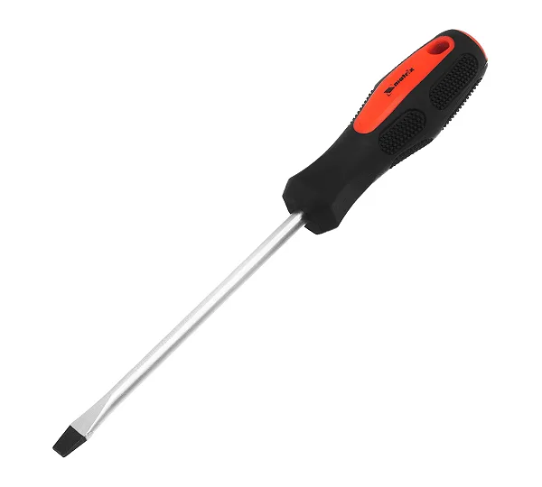 Отвертка Anti-Slip, SL8 х 150 мм, CrV, двухкомпонентная рукоятка Matrix