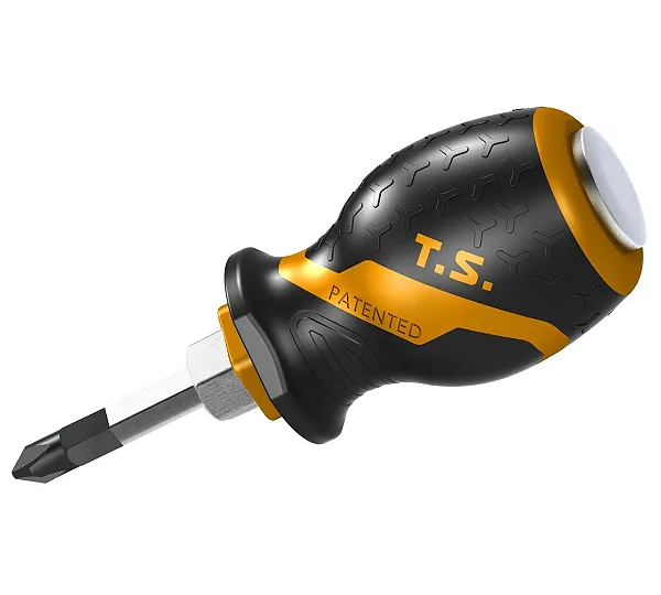 Отвертка крестовая "GRIPro", Phillips, PH2, 38 мм, силовая TOLSEN TT20140