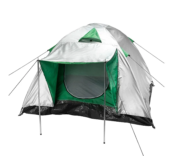 Палатка двухслойная трехместная 210 x 210 x 130 см, Camping Palisad