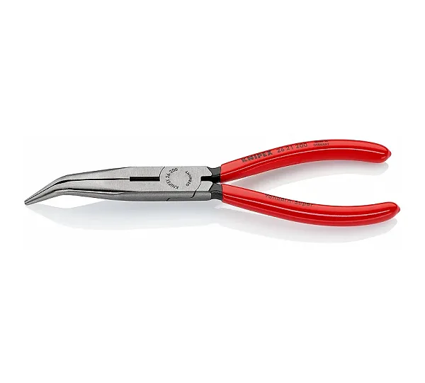 Пассатижи тонконосые 200 мм, загнутые KNIPEX KN-2621200