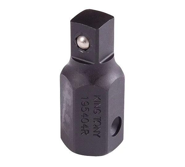 Переходник ударный 22 мм>1/2", с шариковым фиксатором KING TONY 195404R