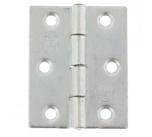 Петля карточная, 50 х 40 мм, цинк, 4 шт, (Металлист)