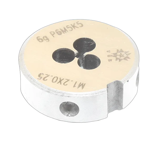 Плашка М 1,2 (0,25) dнар.16мм Р6М5К5 6g TLX