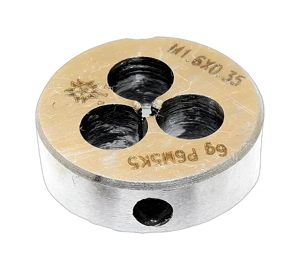 Плашка М 1,6 (0,35) dнар.16мм Р6М5К5 6g TLX