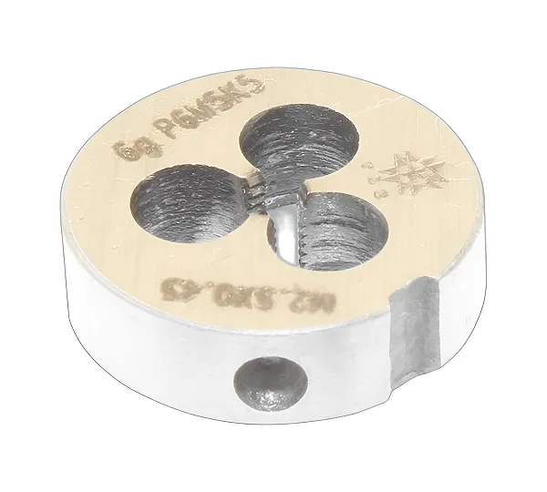 Плашка М 2,5 (0,45) dнар.16мм Р6М5К5 6g TLX