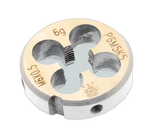 Плашка М 6,0х0,5 dнар.20мм Р6М5К5 6g TLX