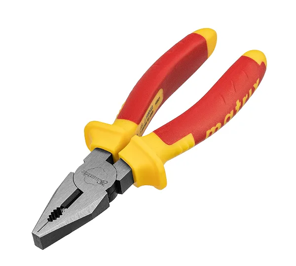 Плоскогубцы комбинированные, Insulated, 160 мм, двухкомпонентные рукоятки Matrix Professional