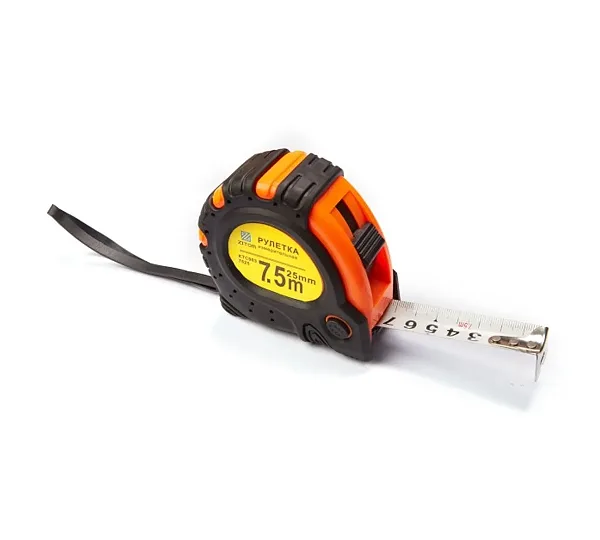 Рулетка 7,5м-25мм (обрезин. корпус) JD-58 ZITOM