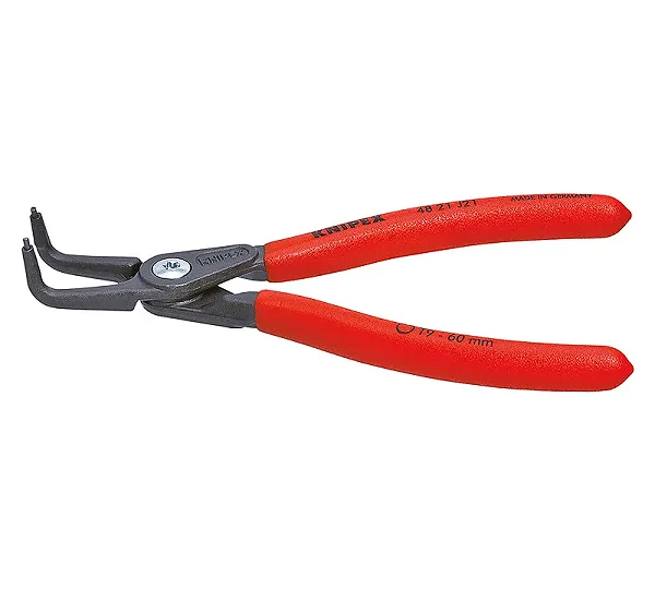 Съемник для стопорных колец 165 мм, загнутые, сжатие KNIPEX KN-4821J21