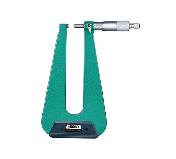 Микрометр МЛ- 25 диапазон 0-25 мм цена деления 0.01 мм глубина рамки 155 мм Тип A INSIZE 3239-253