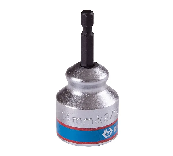Шпильковерт роликовый для шуруповерта 1/4", 14 мм KING TONY 75A114M