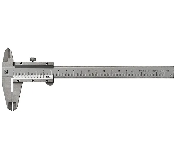 Штангенциркуль нержавеющий ШЦ-1 0-150 (0,05) КРИН ГОСТ 166-89 с поверкой