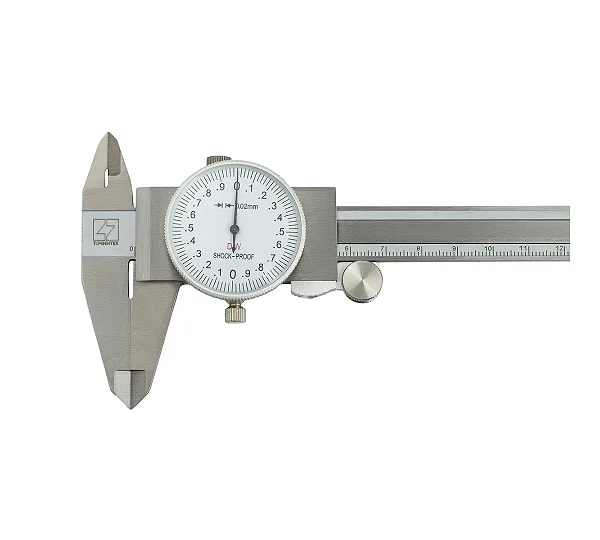 Штангенциркуль с круговой шкалой ШЦК-150-0.02 ГОСРЕЕСТР 89053-23 нерж.сталь ТОЧИНТЕХ (с поверкой)