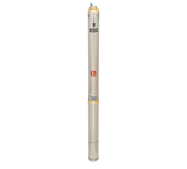 Скважинный насос DWC-3-60, центробежный, диаметр 3", 800 Вт, 3300 л/ч, напор 60 м Denzel