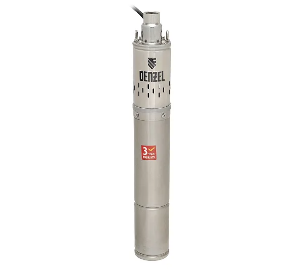 Скважинный насос DWS-3,5-100, винтовой, диаметр 3,5", 800 Вт, 1700 л/ч, напор 100 м Denzel