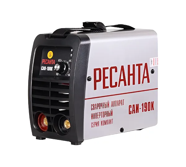 Сварочный аппарат САИ 190К инверторный 140-240В, режим ММА 10-190А Ресанта