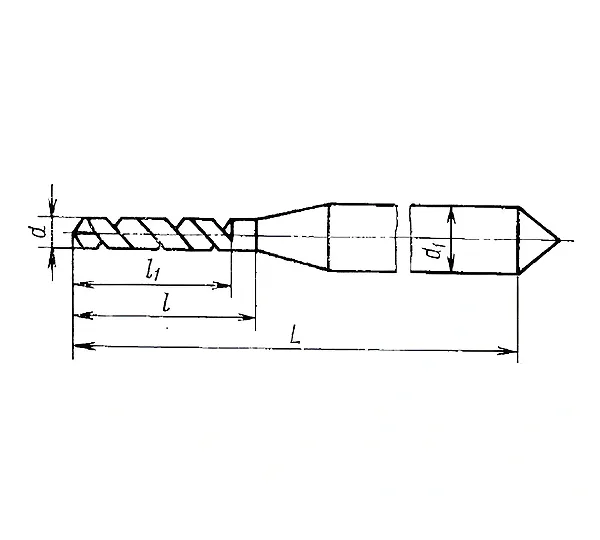 Сверло d 0,6 утолщенный ц/х Р6М5