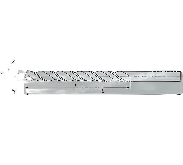 Сверло d 4,9 ц/х Р18 с вышлифованным профилем CNIC