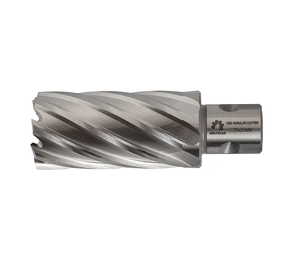 Сверло корончатое по металлу 30х55мм Р6М5/М2 хв.Weldon 19mm WOLFSTAR