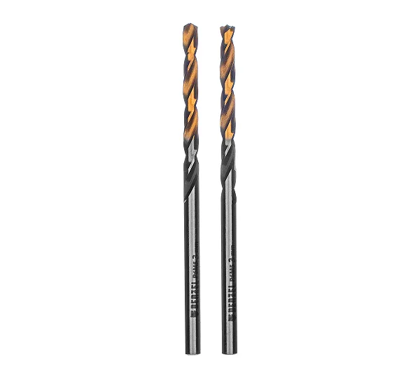 Сверло спиральное по металлу 3 x 61мм, Р6М5, Golden Tip, многогранная заточка, 2шт. Denzel