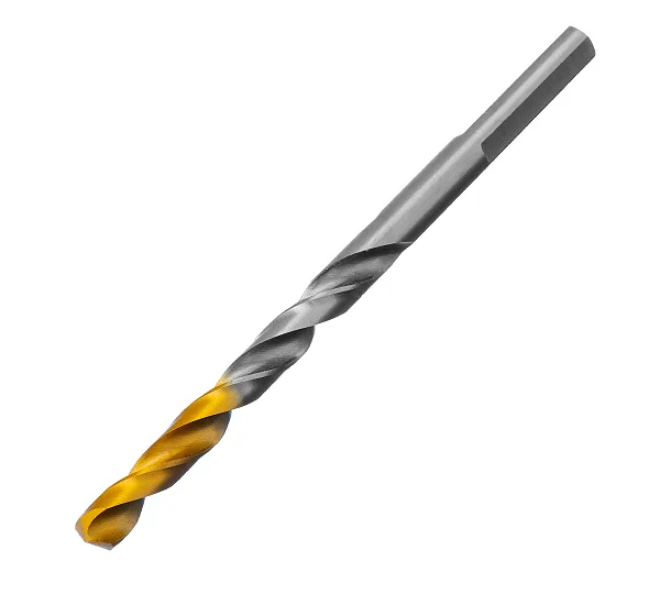 Сверло спиральное по металлу 5 x 86 мм, Р6М5, Golden Tip  Denzel