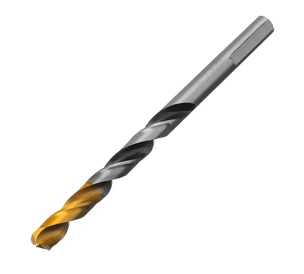 Сверло спиральное по металлу 7,0 x 109мм, Р6М5, Golden Tip, многогранная заточка Denzel