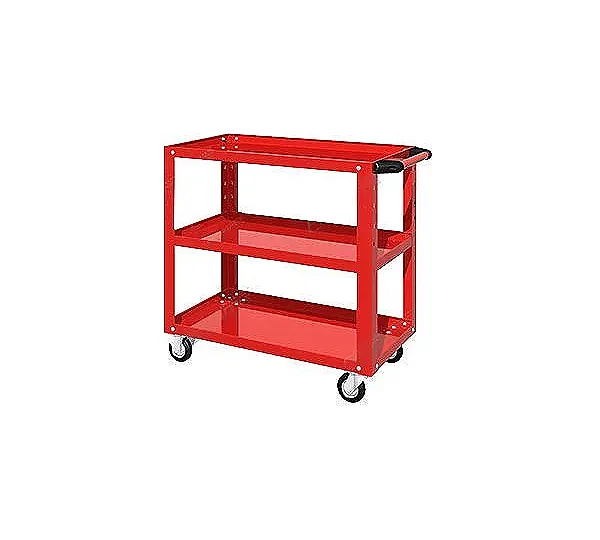 Тележка открытая, 3 полки, "Classic", красная FERRUM 02.230L-3000