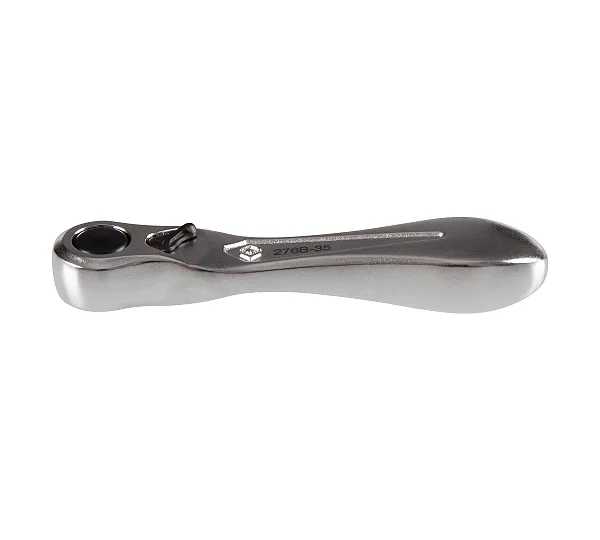 Трещотка 1/4", 88 мм, 60 зубцов, флажковая, для вставок (бит) KING TONY 276B-0225