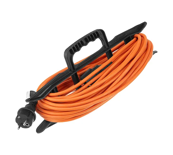 Удлинитель-шнур силовой Garden Series, ПВС, 20м, 1 розетка 3 x 1 мм, Denzel