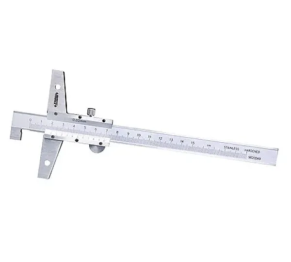 Штангенглубиномер ШГ- 200 0.02 мм крючкового типа Высота (h) 290 INSIZE 1243-2001
