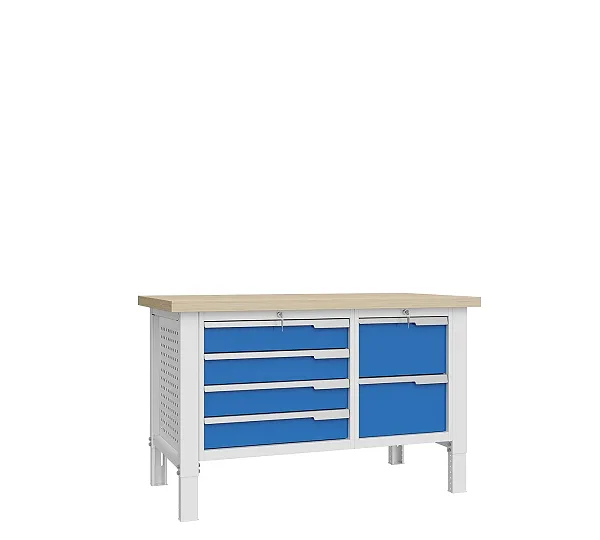 Верстак слесарный, двухтумбовый Constructor 1402.S2L4.4 Верстакофф ® 124119