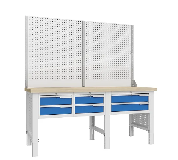 Верстак слесарный, трехтумбовый Constructor 2002.S11L1.23-2 Верстакофф ® 124488