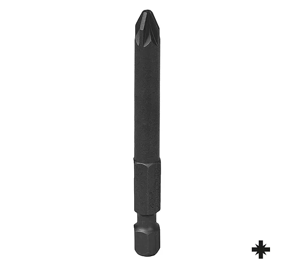 Вставка (бита) торцевая 1/4", Pozidriv, PZ2, 70 мм, для шуруповерта KING TONY 717002Z